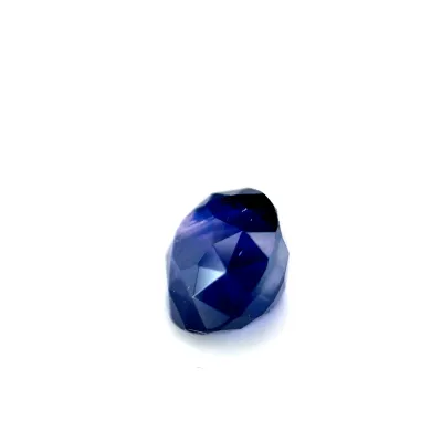 1.2ct Dark Blue Sapphire Vs Oval Shape (5.9x5.5x4.5 mm) HEATED gemstone from Ceylon