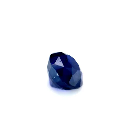 1.2ct Dark Blue Sapphire Vs Oval Shape (5.9x5.5x4.5 mm) HEATED gemstone from Ceylon