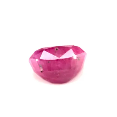 3ct Pale Violet Red Ruby Tooth decay Cushion Shape (8.7x6.4x5.5 mm) UNHEATED gemstone from Ceylon