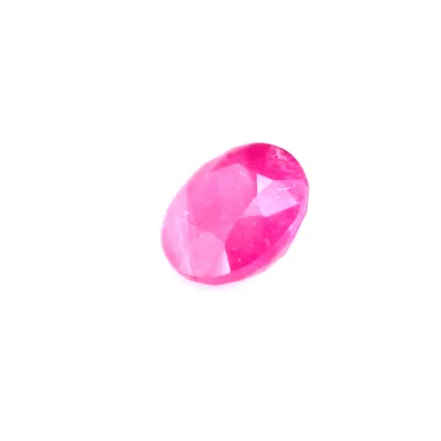 1.45ct Pinkish Red Ruby Cloud Round Shape (6.5x0x3.8 mm) UNHEATED gemstone from Ceylon