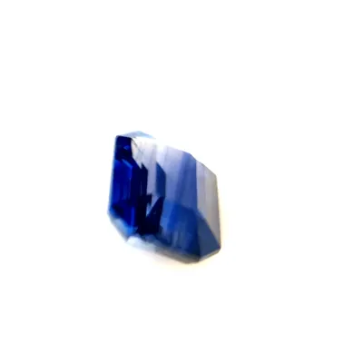 1.05ct Blue Sapphire VVS Emerald Shape (6.4x4.7x2.9 mm) UNHEATED gemstone from Ceylon