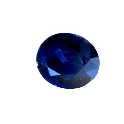 1.25ct Dark Blue Sapphire Vs Oval Shape (6.4x5.4x3.7 mm) HEATED gemstone from Ceylon