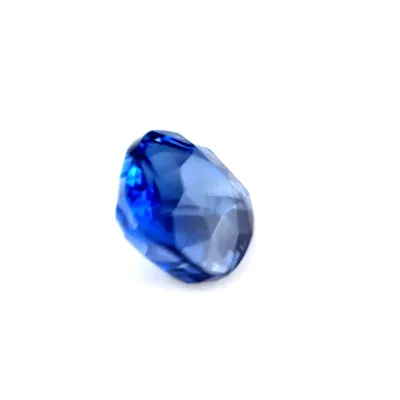 1.05ct Blue Sapphire Vs Cushion Shape (5.3x5.1x3.6 mm) UNHEATED gemstone from Ceylon