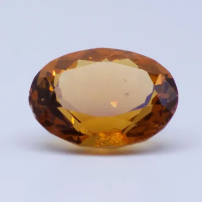 14ct Orange Garnet VVS Oval Shape (18.9x14.5x10.2 mm) Unheated gemstone from Sri Lanka