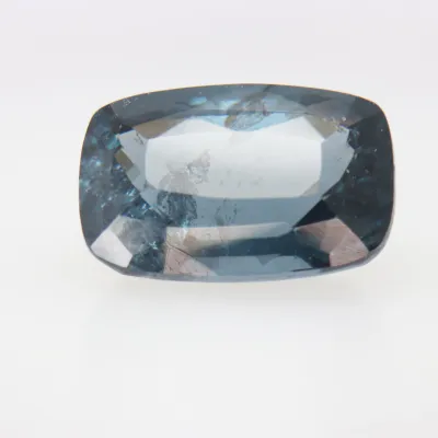 3ct Blue Spinel Cloud Fancy Cushion Shape (10x6.9x4.9 mm) Unheated gemstone from Sri Lanka