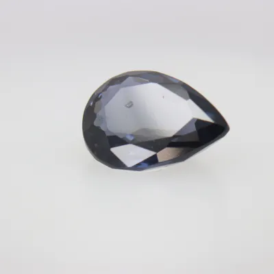 1.4ct Dark Blue Spinel SI1 Pear Shape (6x7.9x3.3 mm) Unheated gemstone from Ceylon