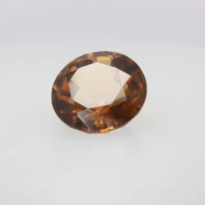 1.1ct Dark Orange Spinel VVS Oval Shape (6.6x3.6x0 mm) Unheated gemstone from Sri Lanka