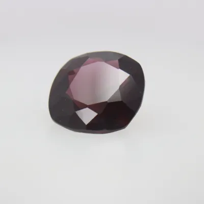 1.1ct Dark Red Spinel VVS1 Princess Shape (6.6x6.5x3.3 mm) Unheated gemstone from Sri Lanka