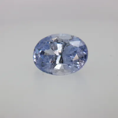 1ct Alice Blue Sapphire Vs1 Oval Shape (6.6x4.8x3.7 mm) Unheated gemstone from Ceylon