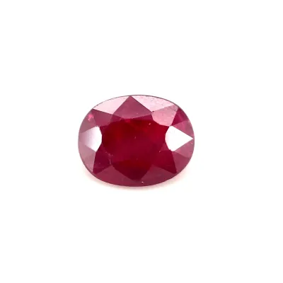 1.45ct Red Ruby Vs Oval Shape (7x5.4x3.4 mm) UNHEATED gemstone