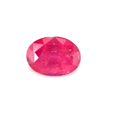1.05ct Pinkish Red Ruby Vs Oval Shape (6.3x4.6x3.9 mm) UNHEATED gemstone from Ceylon
